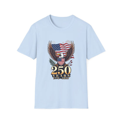 250 Years of Freedom 1776-2026 Patriotic T-Shirt