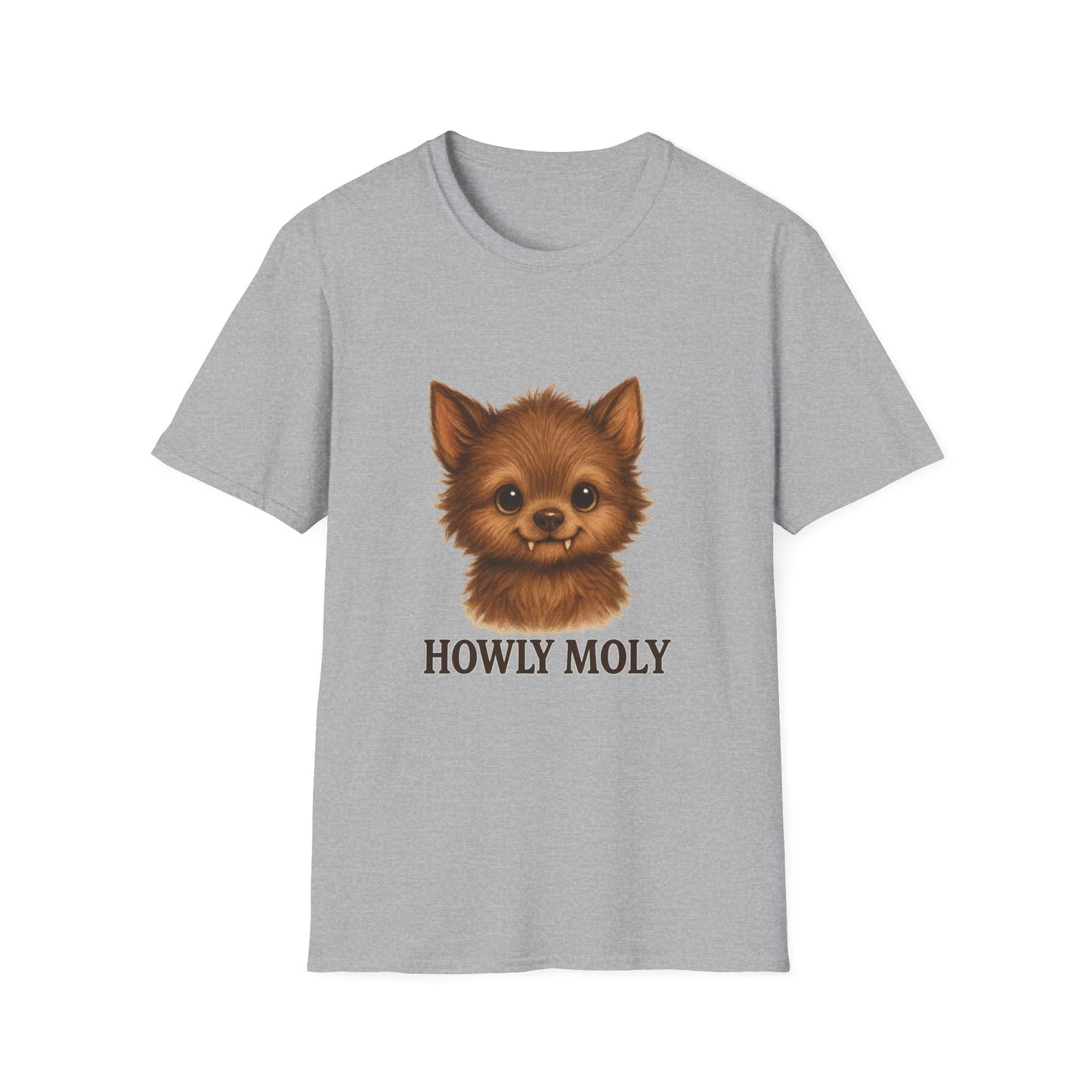 Howly Moly Funny Cute Wolf T-Shirt