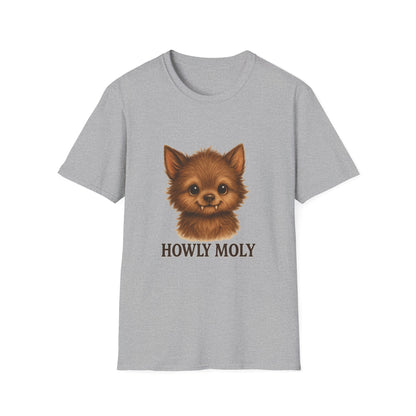 Howly Moly Funny Cute Wolf T-Shirt
