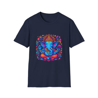 Vibrant Ganesha Hindu God Colorful T-Shirt