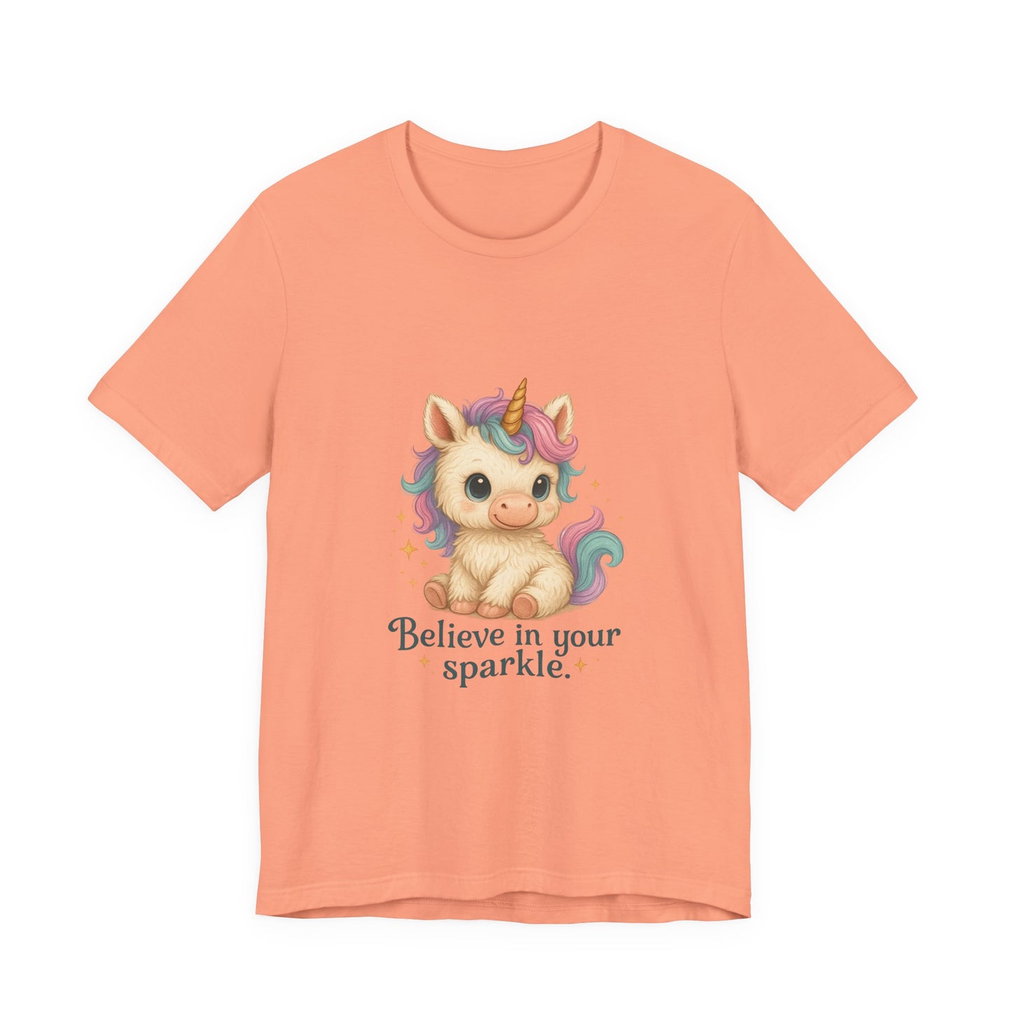 Believe in Your Sparkle Cute Unicorn T-Shirt