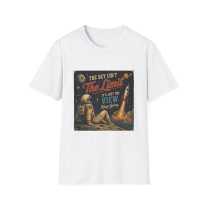 T-Shirt — "The Sky Isn't The Limit" Vintage Space Retro Graphic Tee