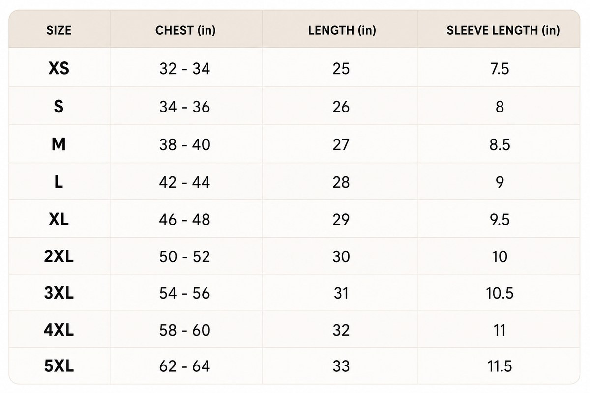 Size Guide